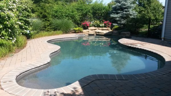 Pool design by Modern Landscapes Design. Professional Landscapers in Montgomery PA